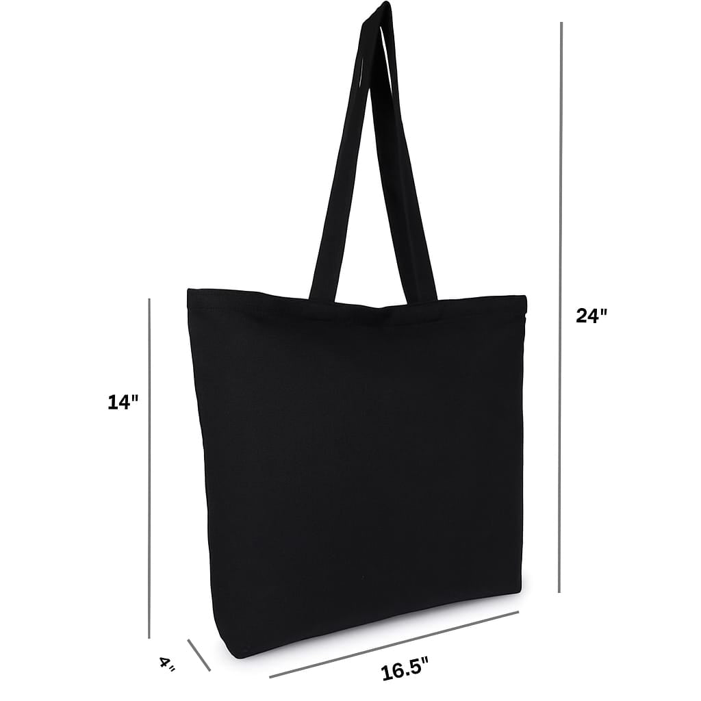 Cotton canvas Stranger Things printed tote bag