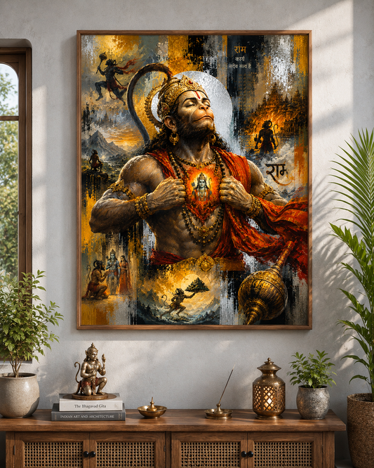 LORD HANUMAN DIGITAL PAINTING