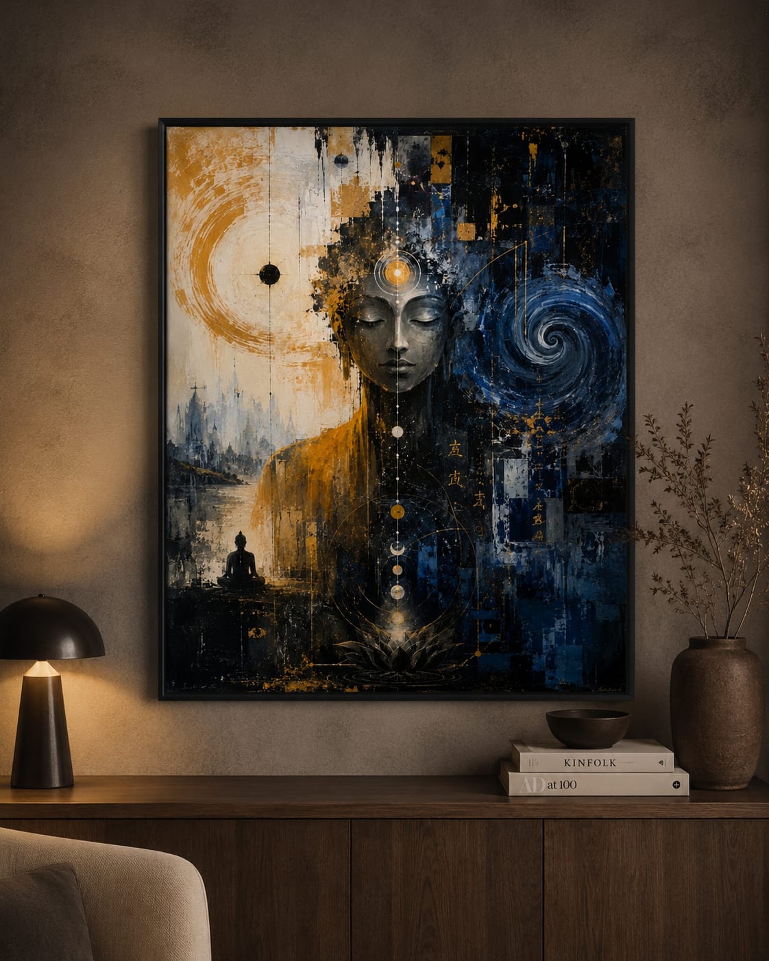 Deep Trance State Acrylic Painting