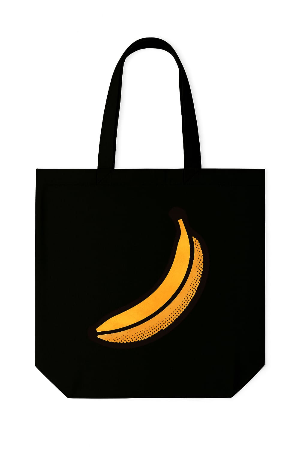 Minimalist Banana Cotton Canvas Tote Bag